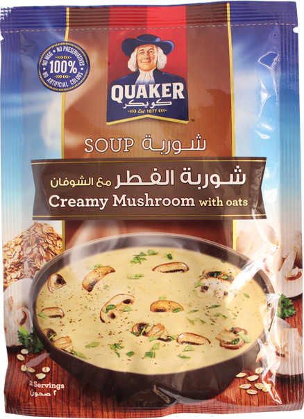 Quaker Soup-Creamy Mushroom With Oats 64g